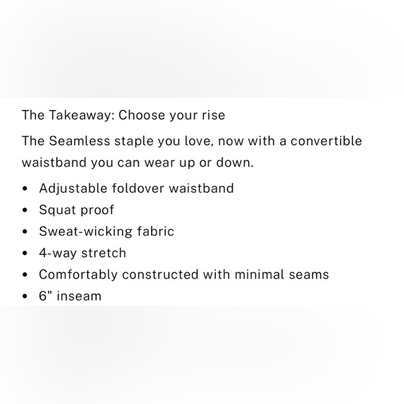 NWT VS Pink Seamless Foldover Biker Shorts- Black/White - Picture 4 of 4